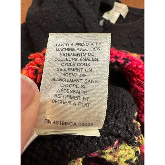 Vintage Susan Bristol Thick Heavy Cottagecore Grannycore Floral 3D Knit Sweater - Picture 7 of 9